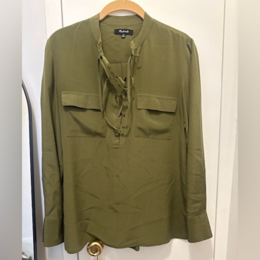 MADEWELL SILK BLOUSE